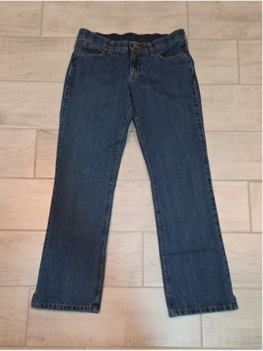 Wrangler Cash Bootcut Junior's Size 7x32 Dark Wash
